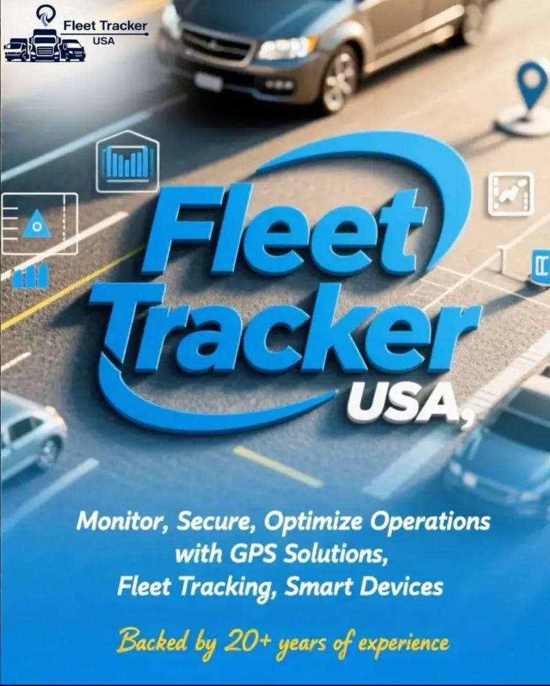 Fleet Tracker USA: monitor, secure and optimize operations with GPS solutions, backed by 20+ years of experience